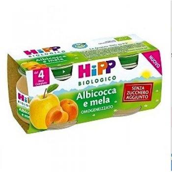 HIPP OMO ALBICOCCA MELA 2X80G