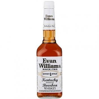 Evan Williams Black Label - Whisky Bourbon 70 cl, Bottled in Bond, EE. UU