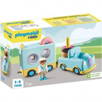 Playmobil 1.2.3 Camión de Donuts 70186