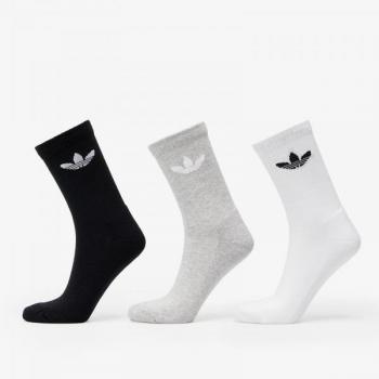 Adidas Originals Trefoil Cushion Crew Socks 6-Pack Black/White/Grey