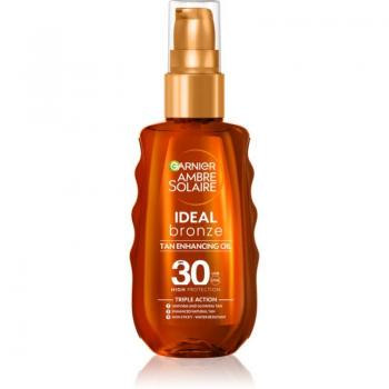 Garnier Ambre Solaire Ideal Bronze Aceite Protector en Espray con FPS 30 y Manteca de Karité 150ml