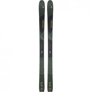 Dynastar Esquís Vertical Dynastar - Esquís de travesía, ligeros y resistentes, diseño aerodinámico, aptos para nieve profunda y terrenos variados, construcción en madera y fibra de vidrio, sistema de fijación compatible