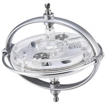 Giroscopio UFO Luminoso Navir - Juguete Didáctico de 6.5cm para Desafiar la Gravedad - A partir de 5 años