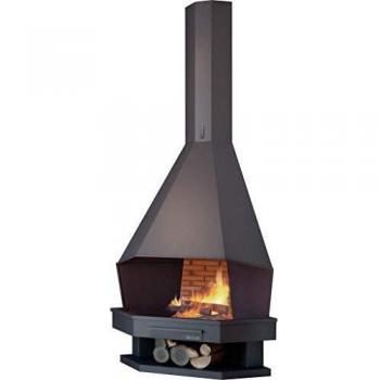 Chimenea de rincón metálica abierta 11kW CH02 - Focgrup