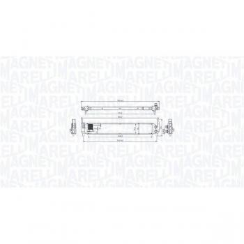 Intercooler MAGNETI MARELLI 351319206060 - Enfriador de baja temperatura, enfriador del aire de sobrealimentación
