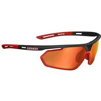 Salice 018 RW Men's Black-Red Sunglasses Size 137
