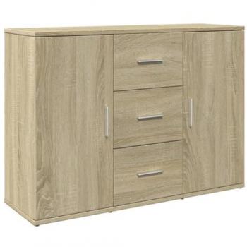 Aparador de madera de ingeniería roble Sonoma 90,5x29,5x65 cm