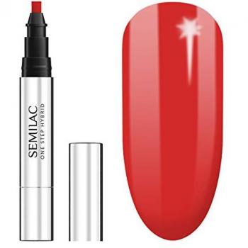Marker Semipermanente 3 en 1 One Step Semilac - S530 Escarlata - 3ml