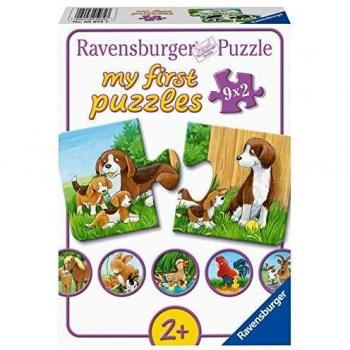 Ravensburger My First Puzzle - Animal Families on the Farm, 9 x 2 Pieces
