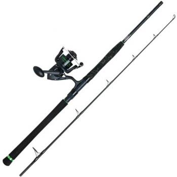 Combo Spinning Vertical Madcat Siluro 1.80m 100-250g 2Secciones con Carrete de Frein 9kg y Ratio 5.6:1