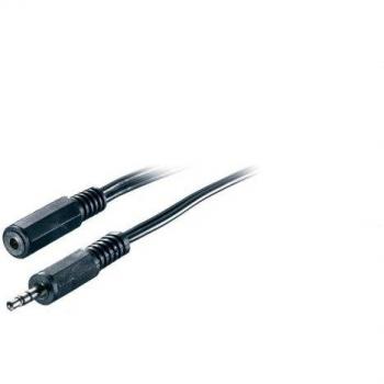 Vivanco - Cable de audio (clavija de 3,5 mm, entrada para clavijas de 3,5 mm, 2,5 m)