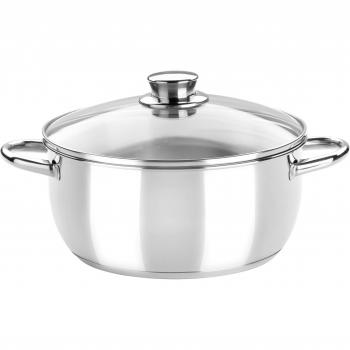 Monix Optima - Cacerola Optima 16 cm con tapa de cristal