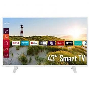 Televisor LED Telefunken XF43K550-W de 43 (Full HD, HDR, Triple Tuner) - Incluye 6 meses de HD+ [2022] [Energía Clase E]