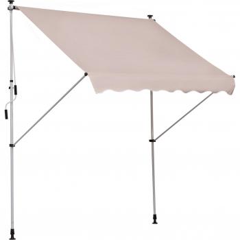 Outsunny Toldo Manual Retráctil 200x150 cm con Manivela