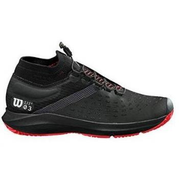 Wilson Kaos 3.0 SFT Clay, Zapatilla de Tenis para Tierra Batida, tenistas de Cualquier Nivel para Hombre, Negro, 43 1/3 EU