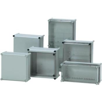 Caja de Instalación Fibox PC 1919, Policarbonato Gris RAL 7035, 188 x 188 x 180mm, IP67