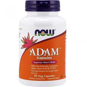 ADAM Superior Men's Multi-Vitamin 90 Veg Capsules - NOW Foods