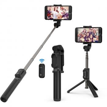 Palo Selfie Trípode VAVA Selfie Stick 2 en 1 con Remoto Bluetooth 3.0