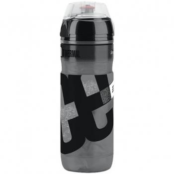 Elite Iceberg - Bidón de ciclismo, color negro, 500 ml