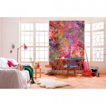 Komar Wild Garden Printed Wall Mural - Size 184 x 254 cm, Smooth Finish for Living Room and Bedroom