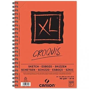 Canson - XL Sketch Bloc de hojas de papel para bellas artes 20 hojas