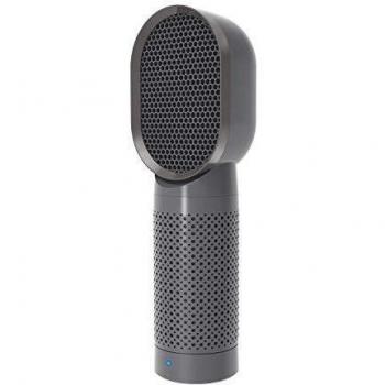 QUEENTY Purificador de Aire para Oficina con Filtro HEPA y Carbón Activado, Purificador de Aire para Hogar con Iones Negativos, Capturar Alergias, Polen, Humo, Olor y Caspas de Mascota