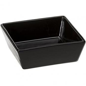 Comedero de Cerámica Ferplast Altair Negro 14 cm - 0,5 L para Perros y Gatos