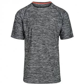 Trespass Camiseta de Secado rápido para Hombre, Hombre, Camiseta, MATOTSN10001_CMAS, Marl de Carbono, S