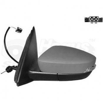 Espejo retrovisor VAN WEZEL 7629813 - Espejo retrovisor de repuesto, compatible con varios modelos de vehículos, fabricado por la marca VAN WEZEL, incluye soporte y cristal reflectante, diseño aerodin