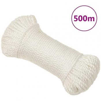 Cuerda de trabajo blanca 3 mm 500 m Polipropileno