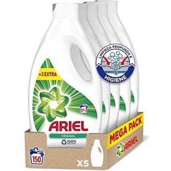 Ariel Detergente Líquido para Lavadora, Original, 150 Lavados