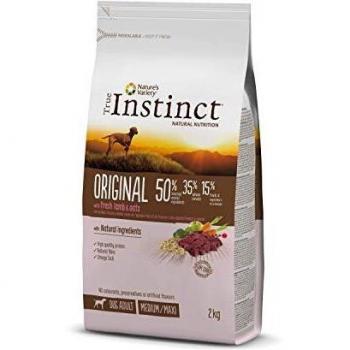 True Instinct Original Pienso para Perros Adultos Medium-Maxi con Cordero 2 Kg