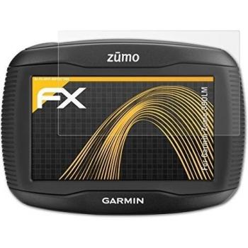 3 x atFoliX Película Protectora Garmin Zumo 390LM Lámina Protectora de Pantalla - FX-Antireflex anti-reflectante