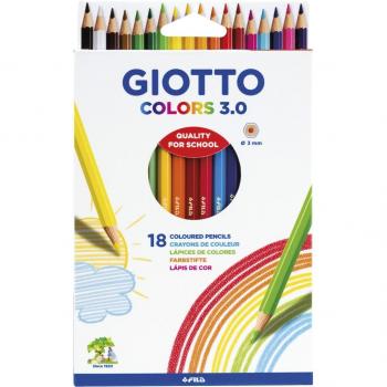 Estuche 18 lápices de colores Colors 3.0 Giotto