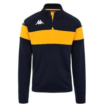 Kappa Dovare Half Zip Sweatshirt Amarillo, Azul, XL, Hombre