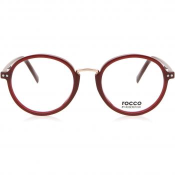 Montura de Gafas para Hombre Rodenstock RR455 DARK RED, GUN - Armazones Rojas, Lentes Recetadas 49