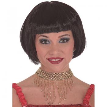 Peluca de Cabaret Negra