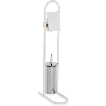 Escobilla para el Baño Versa Blanco Metal Cromado