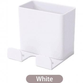 Caja de Almacenamiento Montada en Pared para Control Remoto y Enchufes - Organizador Práctico para Aire Acondicionado y Móvil