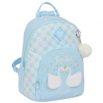 MINI MOCHILA GLOWLAB CISNES 25x30x13cm