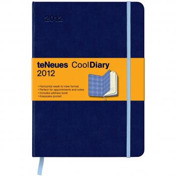 Cool Diary Wochenkalender Dark Blue/Squares Blue 2012, large