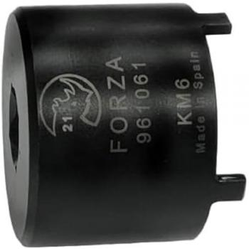 Llave Corta KM11 FORZA - Fácil de Usar, diseño ergonómico, fabricada en acero al carbono, acabado cromado para mayor durabilidad, tamaño compacto para fácil manejo