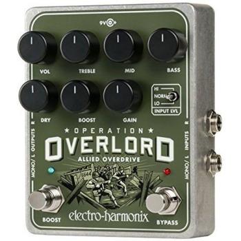 Electro Harmonix Operation Overlord Overdrive/Boost Effect Pedal