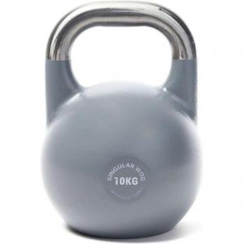 Kettlebell de Competición 10 Kg Gris Claro Mate Singular Wod