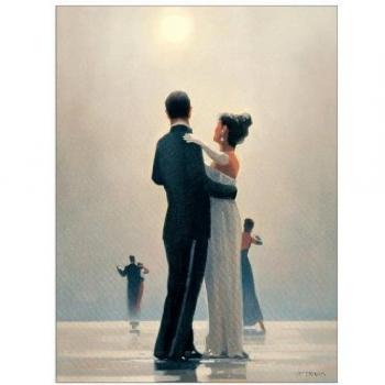Artopweb Panel Decorativo con Diseño Vettriano Dance Me To The End of Love, Madera, Multicolor, 47x3x63 cm
