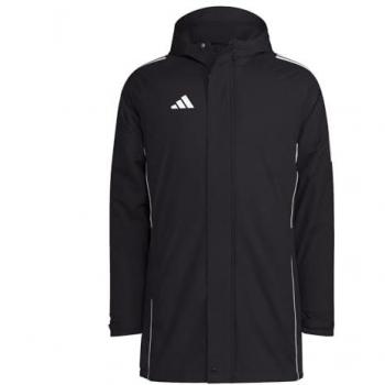 Adidas Tiro24 Parka Chubasquero de Entrenamiento para Fútbol en Color Negro, Tamaño XL