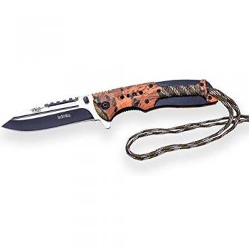 JKR Navaja tactica pavonada Hoja de Acero INOX de 9 cm.