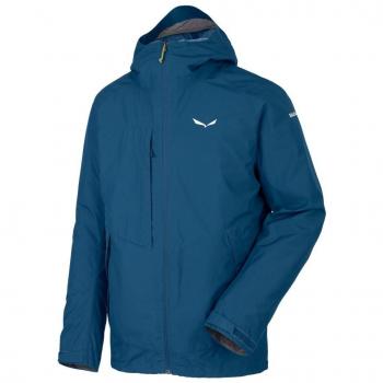 SALEWA Fanes 2 GTX 2L M JKT, Chaqueta para Senderismo, Trekking y de Viaje Hombre, Hombre, Fanes 2 GTX 2L M Jkt, BLU Poseidone, 46/ Small