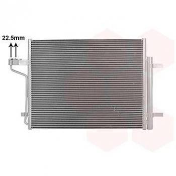 Condensador de aire acondicionado VAN WEZEL 18015714 con secador