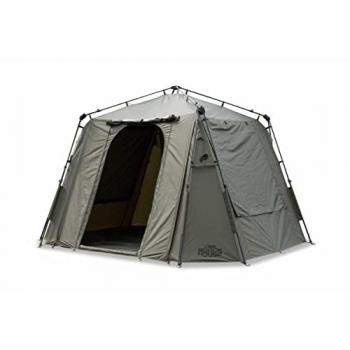 Refugio Nash Bank Life Blockhouse - T1209, refugio de pesca, diseño espacioso, fabricado con materiales resistentes al agua, fácil de montar y desmontar, incluye ventanas ajustables para ventilación y visibilidad, adecuado para